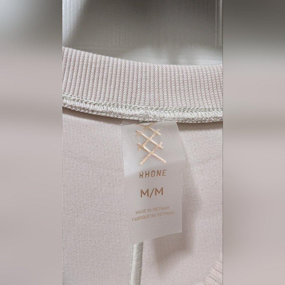 Rhone Dreamglow Long Sleeve Sweatshirt Dress Sand Brown Tan size Medium M - Picture 4 of 5